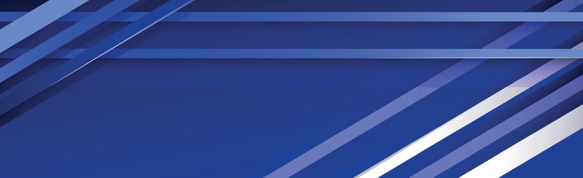 Abstract blue line background with glow and shadow - Vector