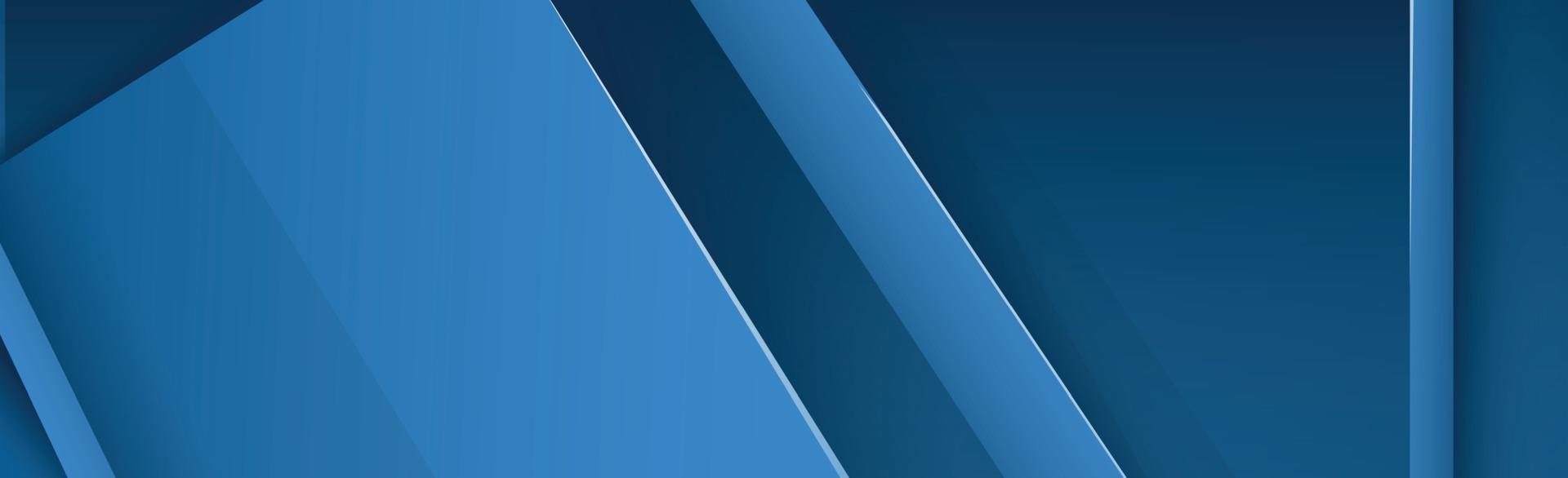 Abstract blue line background with glow and shadow - Vector