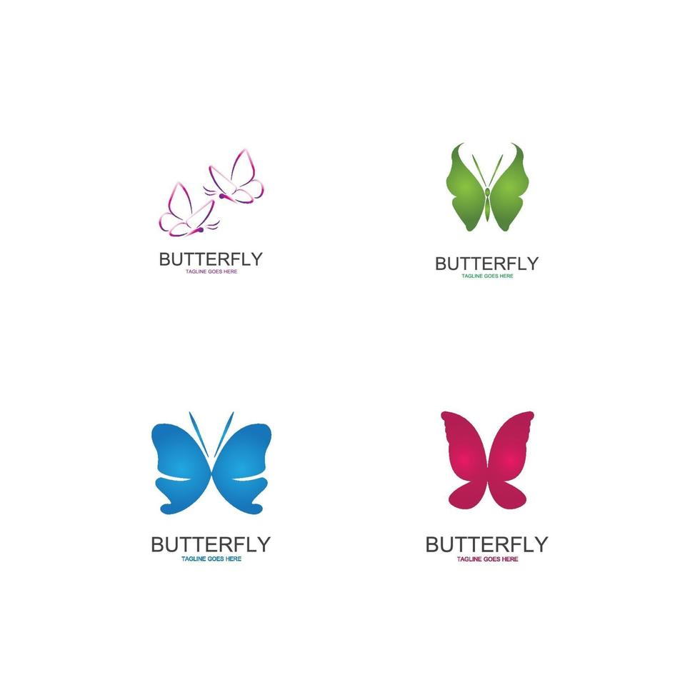 Beauty Butterfly icon design vector