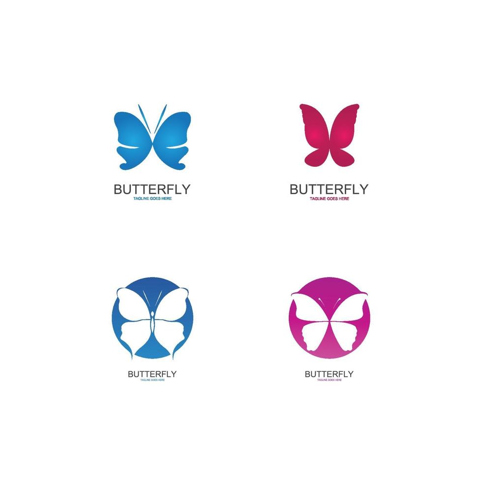 Beauty Butterfly icon design vector