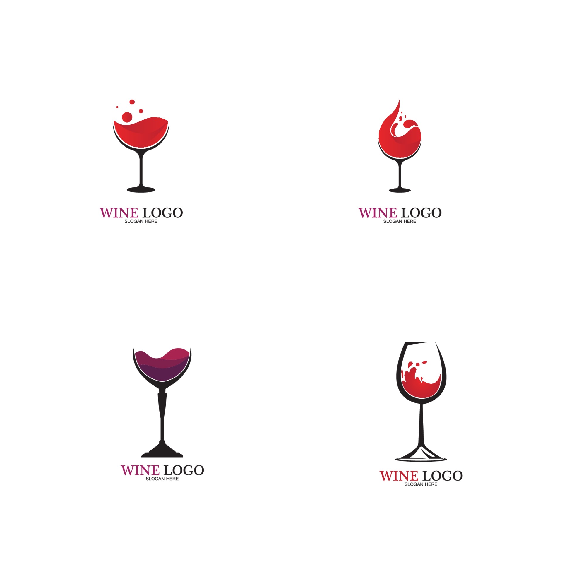 Wine logo design template.vector illustration of iconvector 3255770 Vector Art at Vecteezy