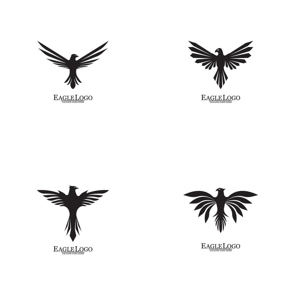 Eagle icon logo design vector template