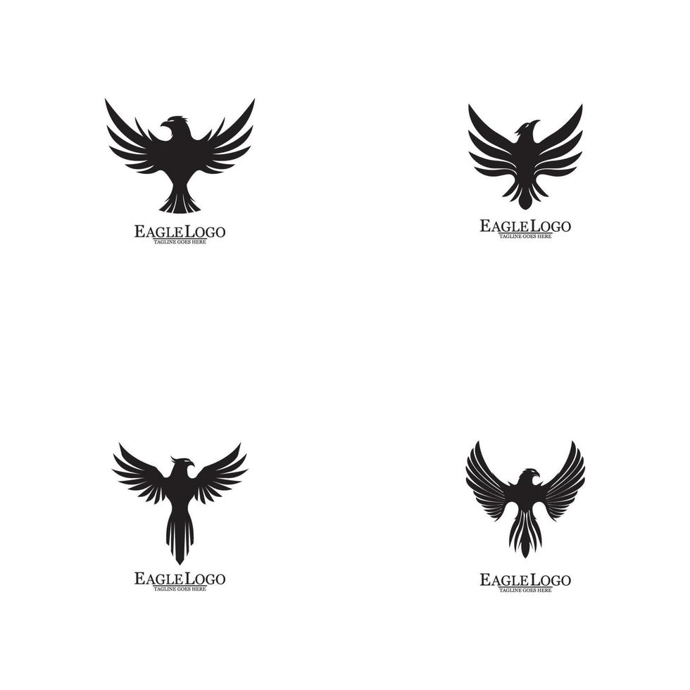 Eagle icon logo design vector template