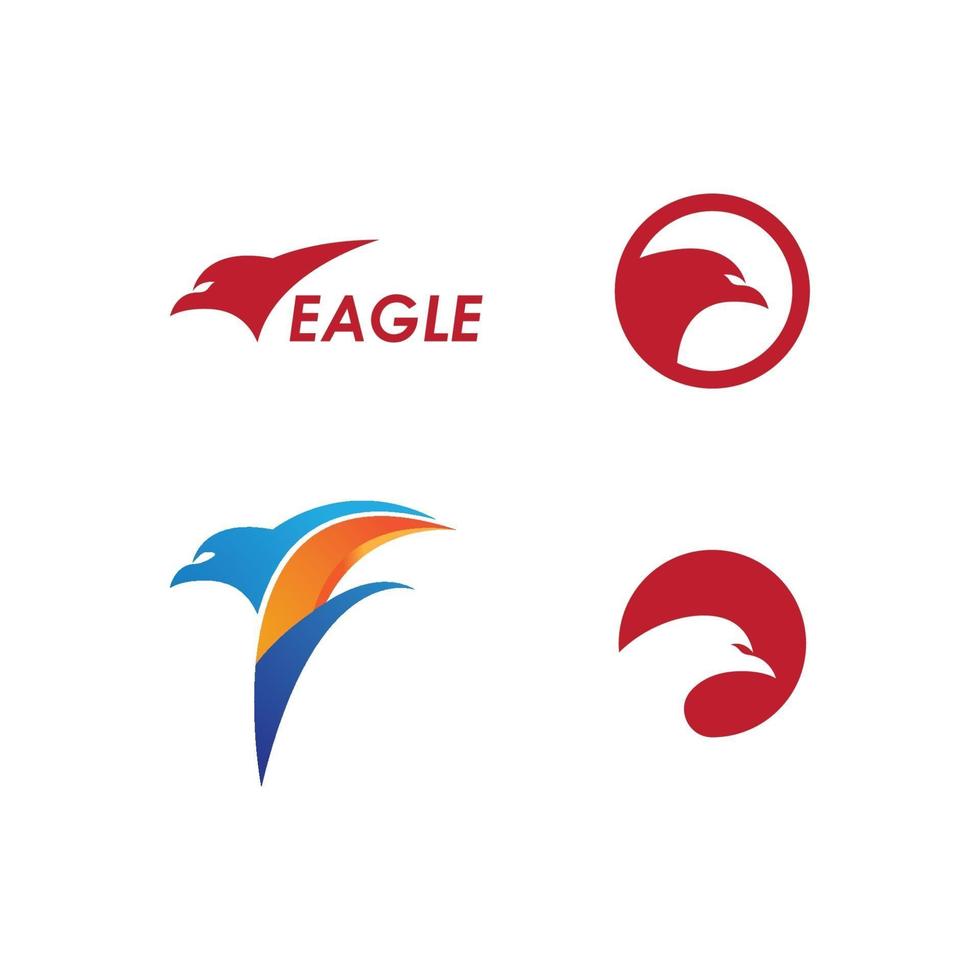 Falcon illustration design vector