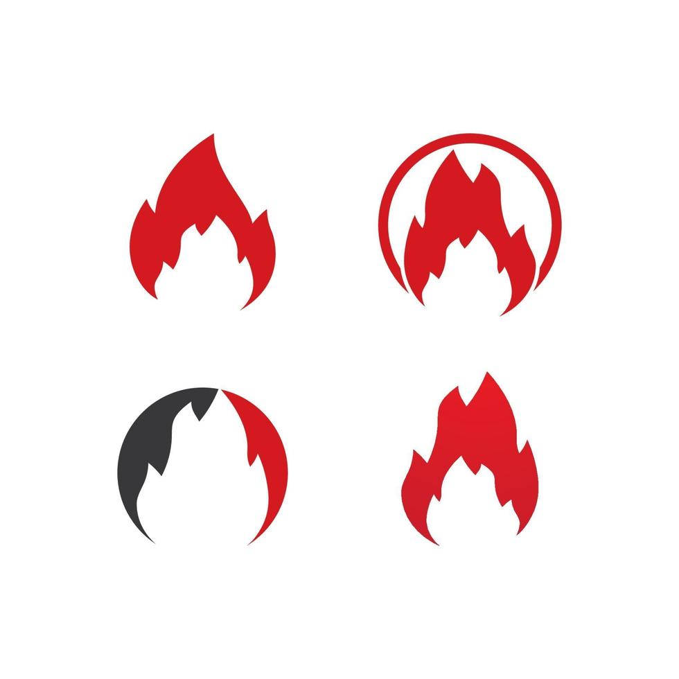 Fire flame illustration vector