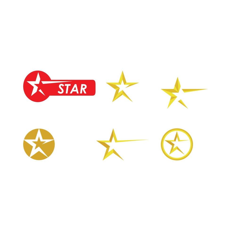 diseño de ilustración de estrella vector