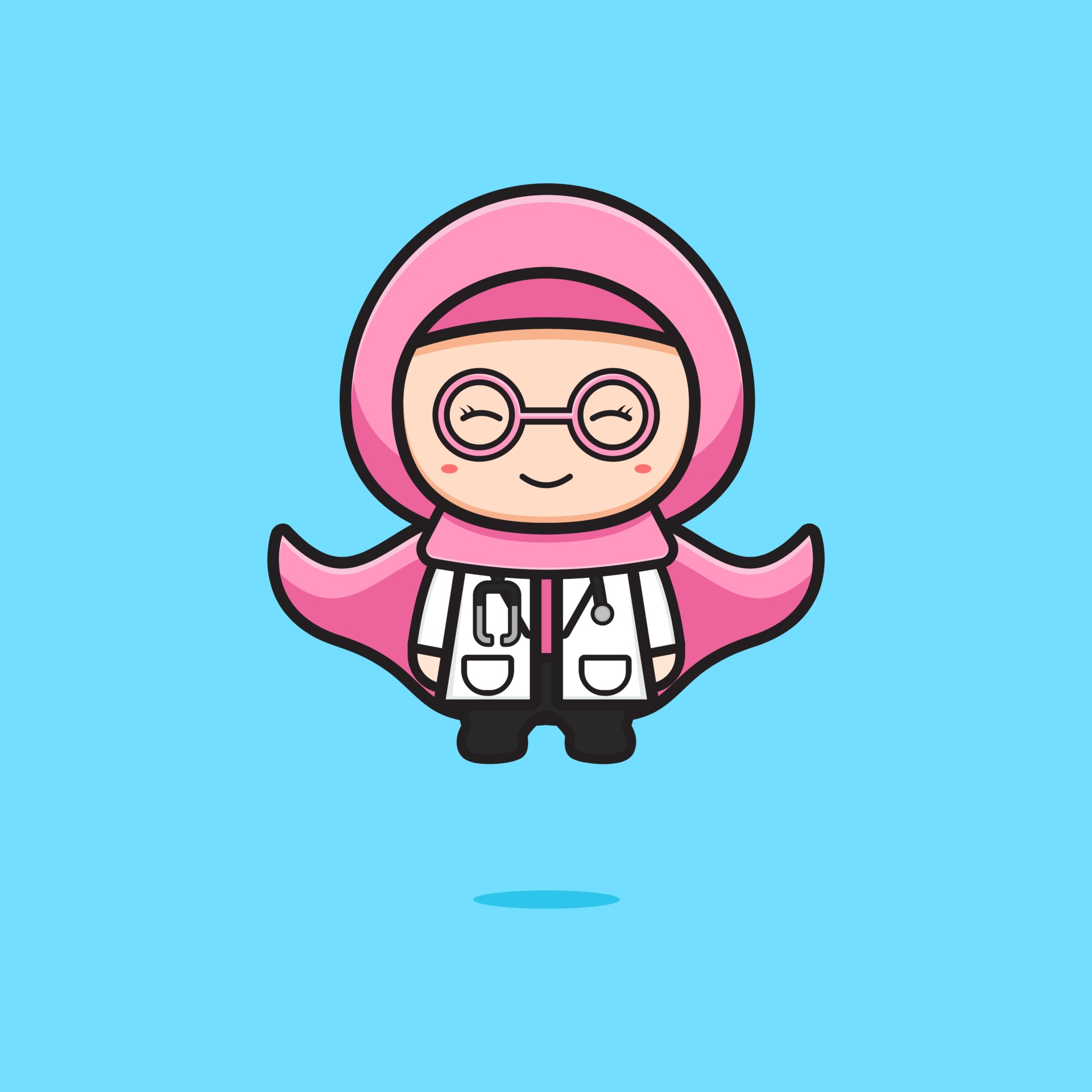 Cute muslim doctor super hero cartoon icon illustration 3256969 Vector Art at Vecteezy Cute muslim doctor super hero cartoon icon illustration 3256969 Vector Art at Vecteezy