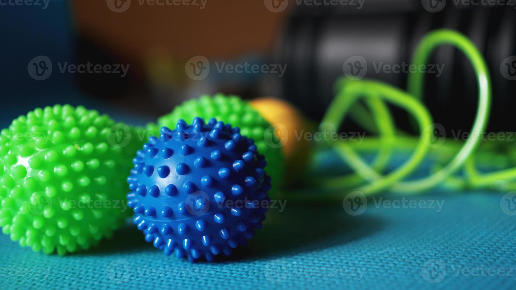 Massage ball roller for self massage, reflexology photo