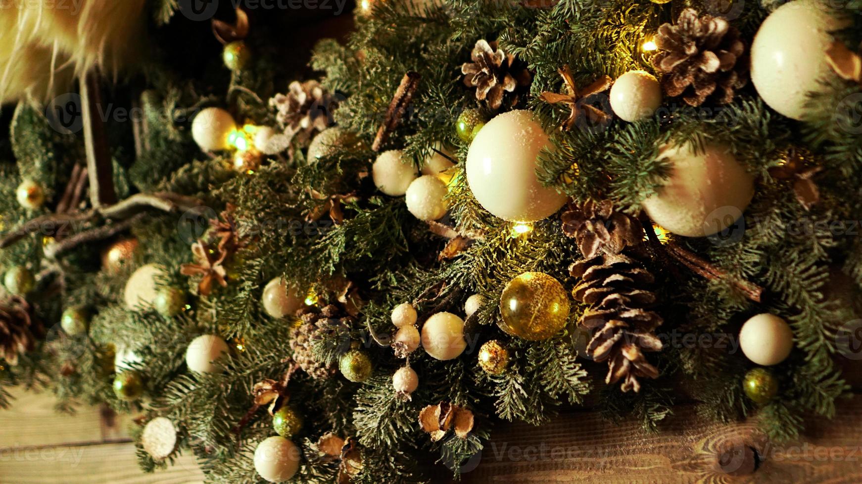 Christmas decorations, Christmas tree, gifts, new year photo
