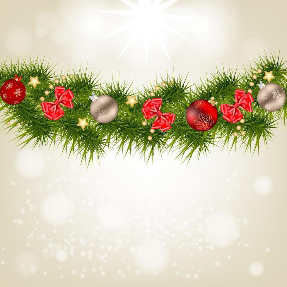 Abstract beauty Christmas and New Year background. vector