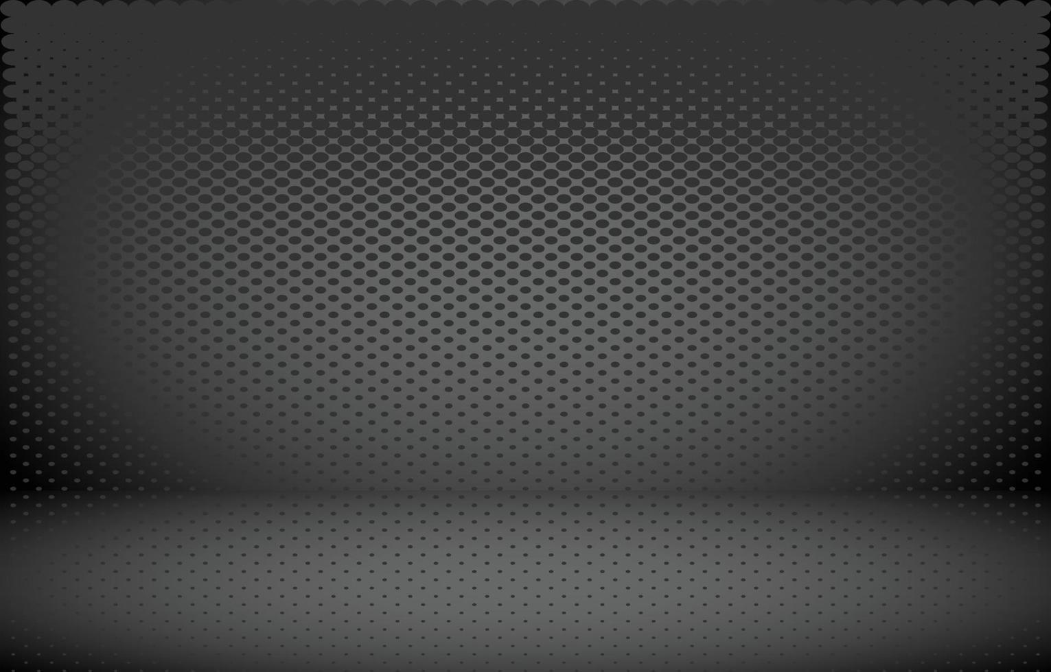 Black studio empty room background vector