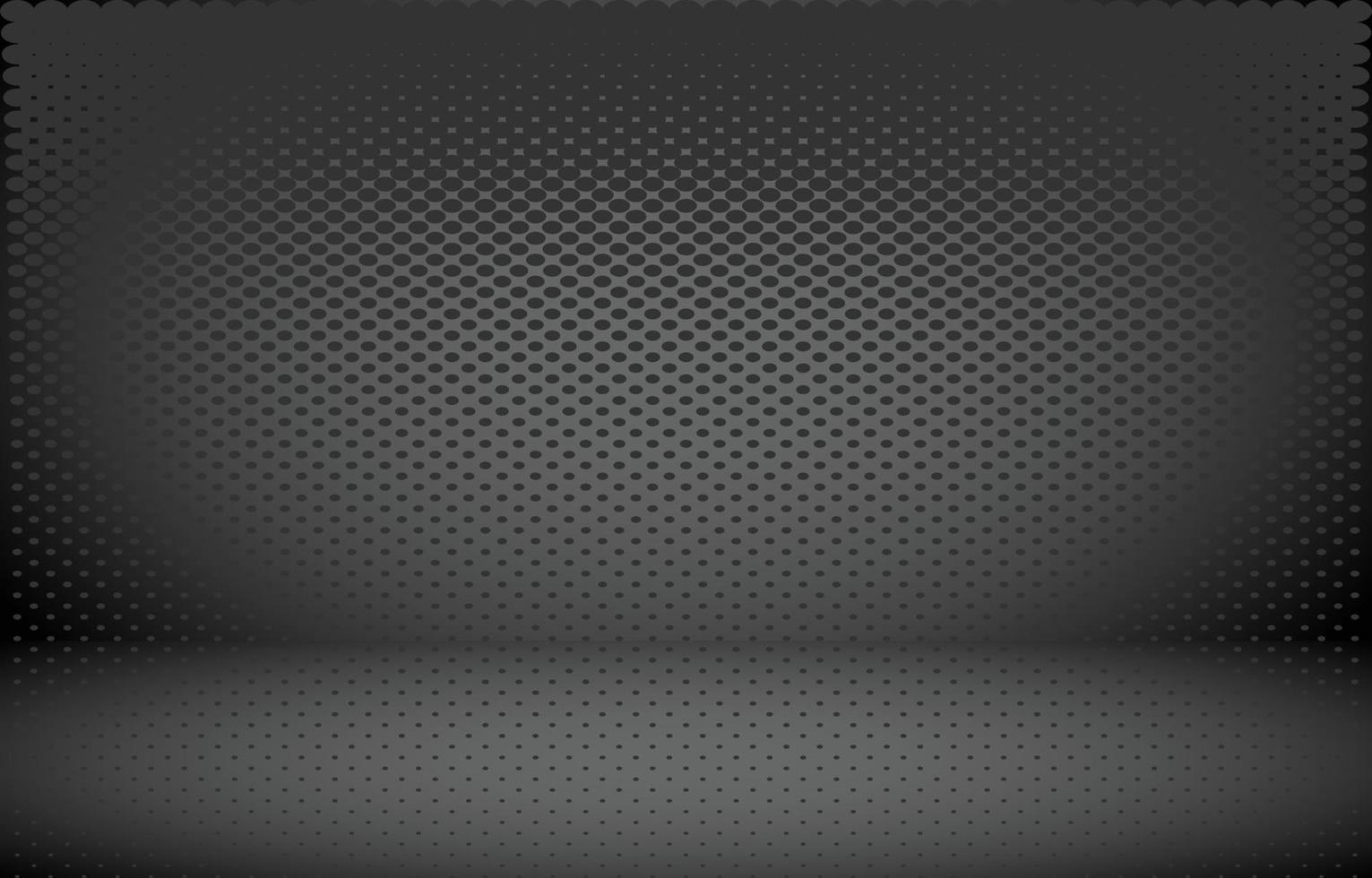 Black studio empty room background vector