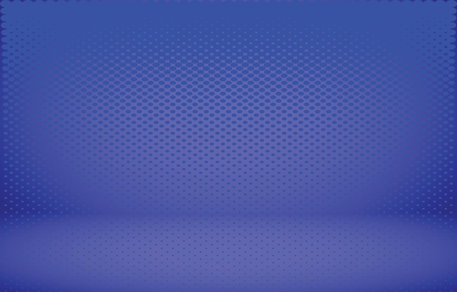 Blue studio empty room background vector