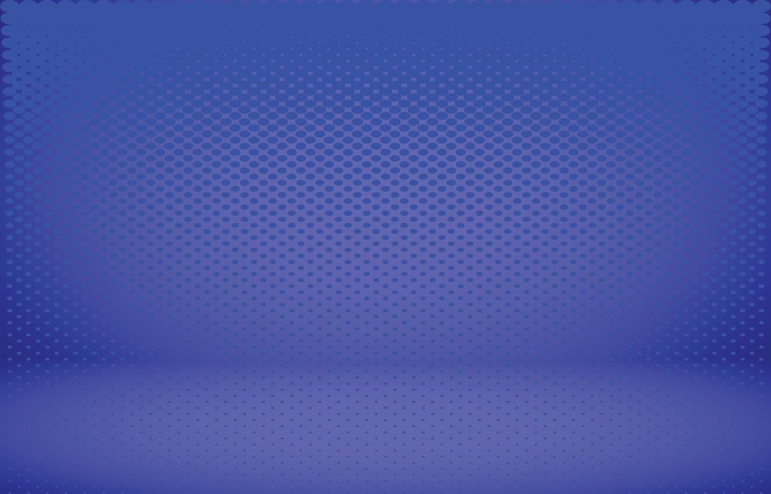 Blue studio empty room background vector