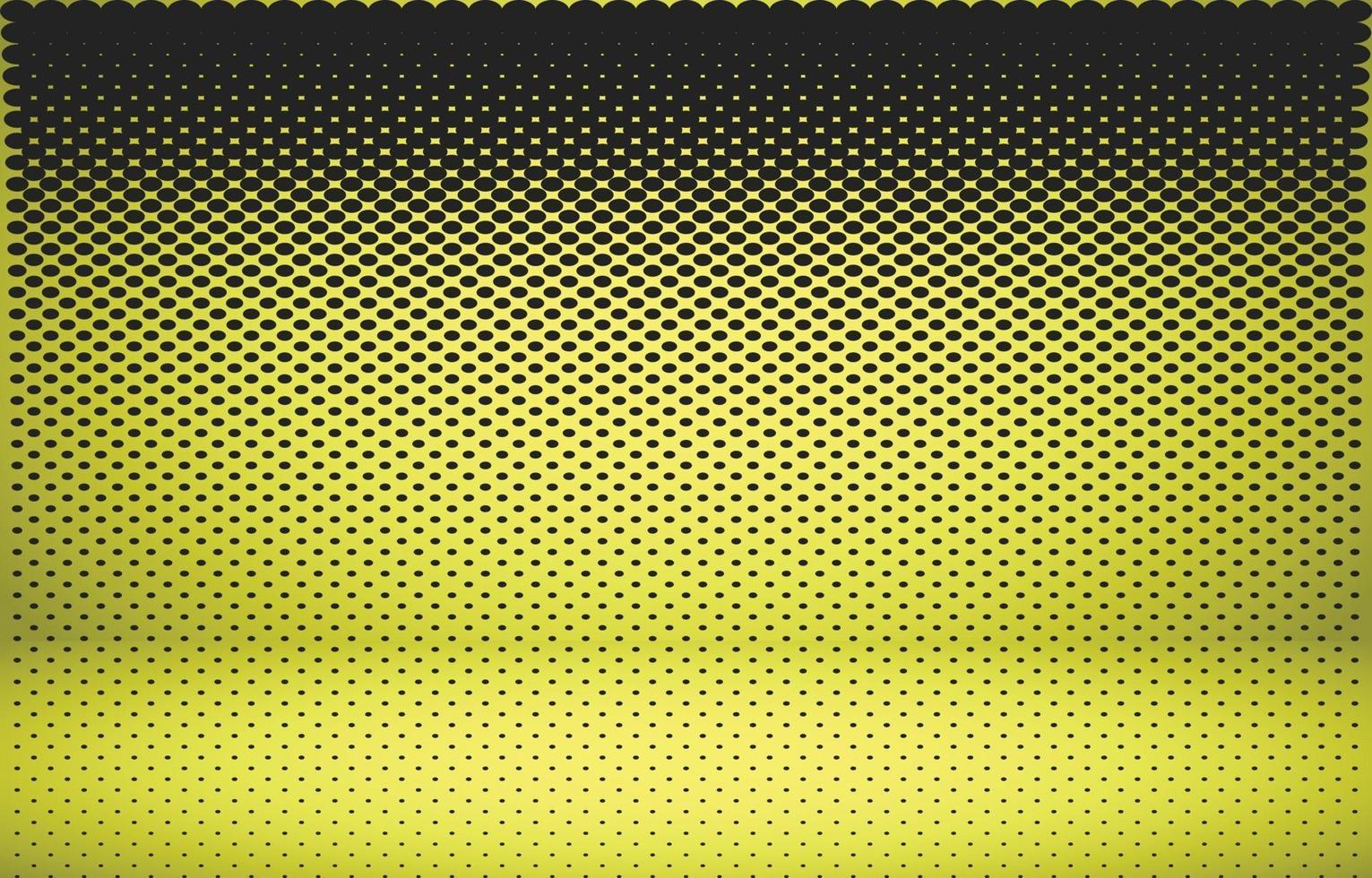 Yellow studio empty room background vector