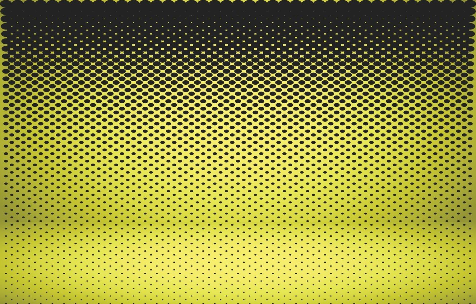 Yellow studio empty room background vector