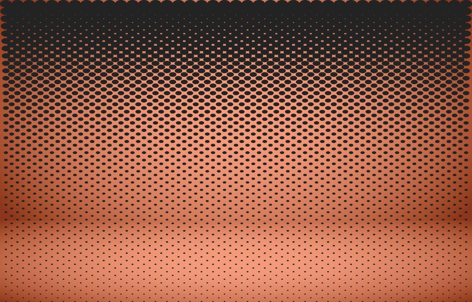 Brown studio empty room background vector