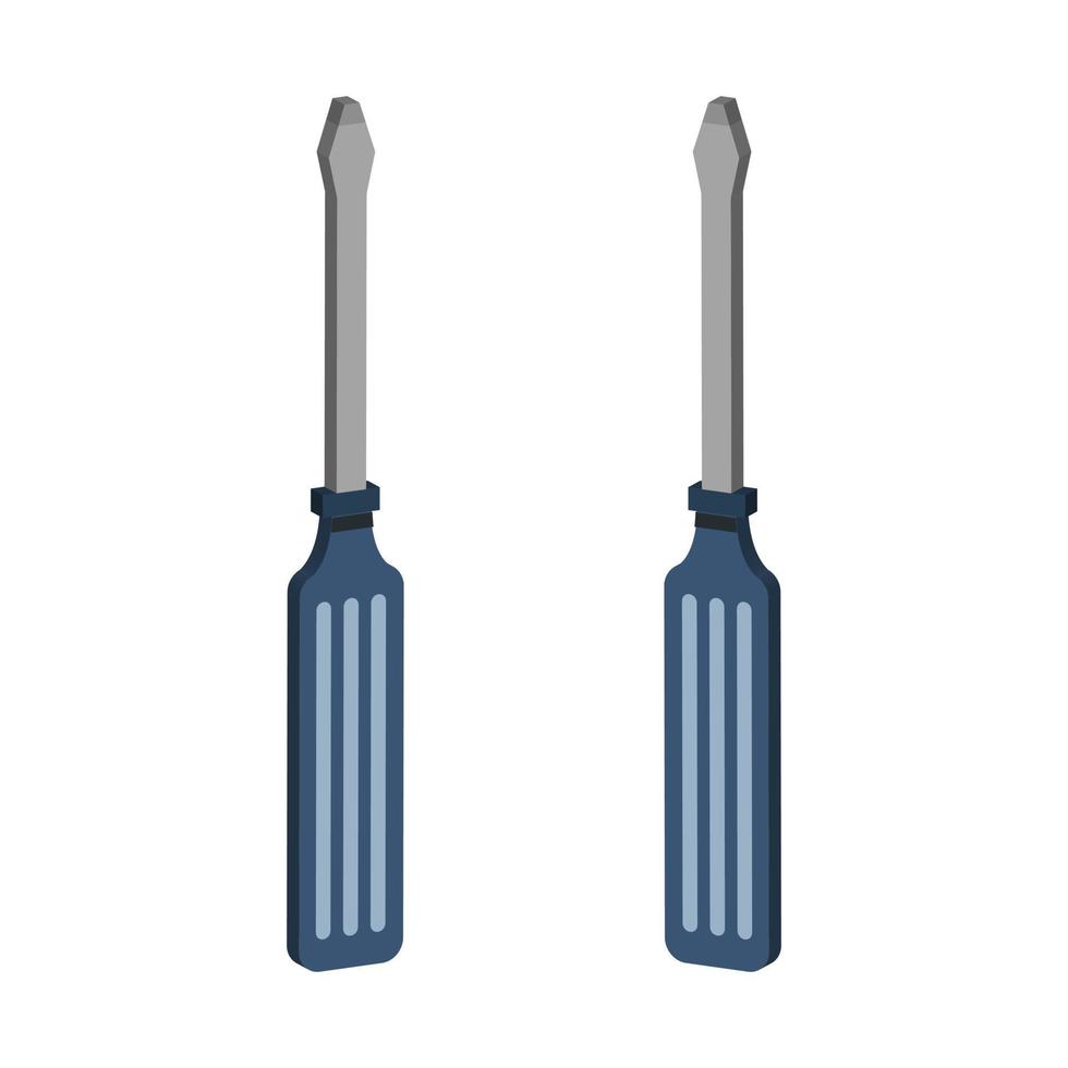 Screwdriver illustrated on a white background vector