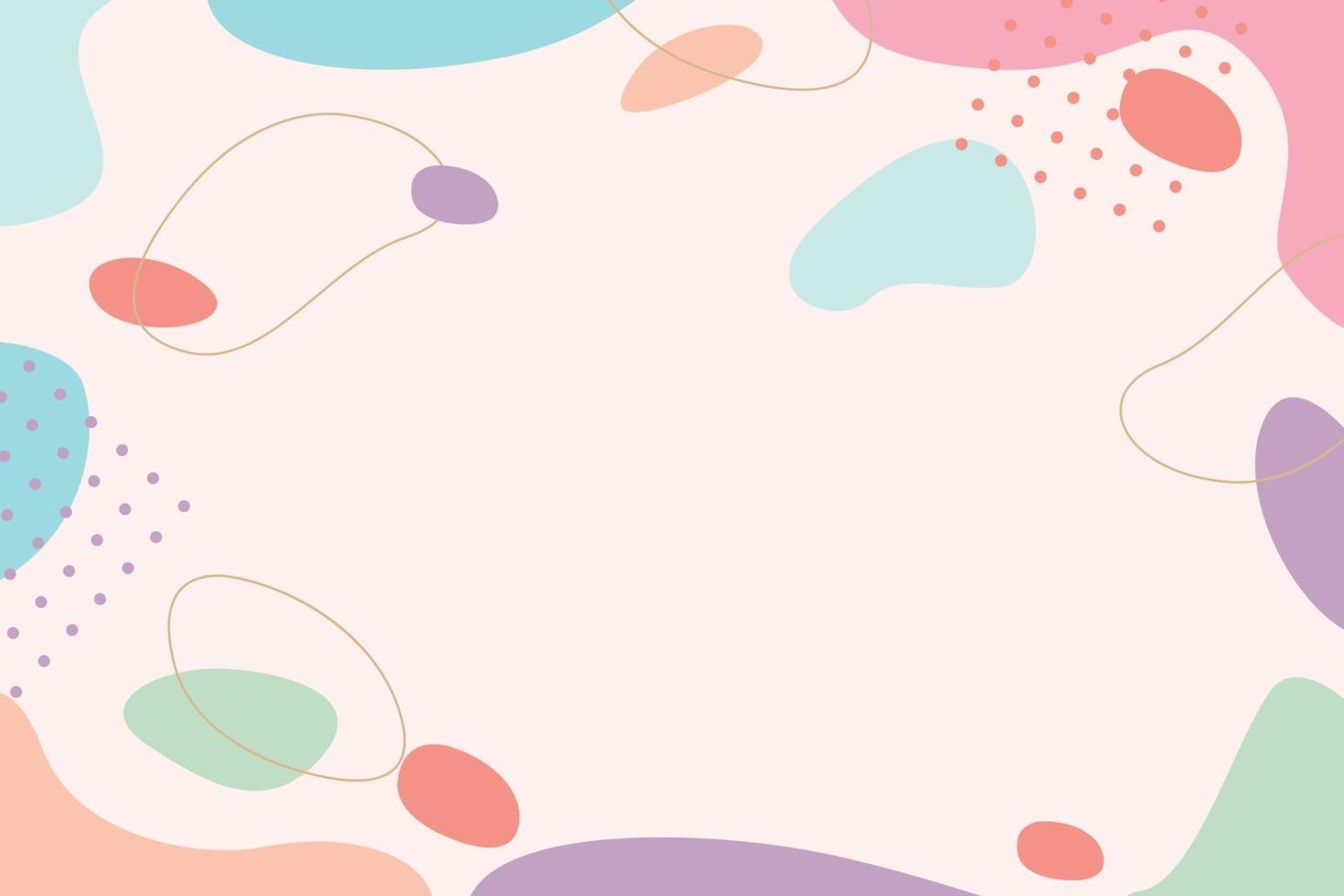 Hand drawn pastel color background vector