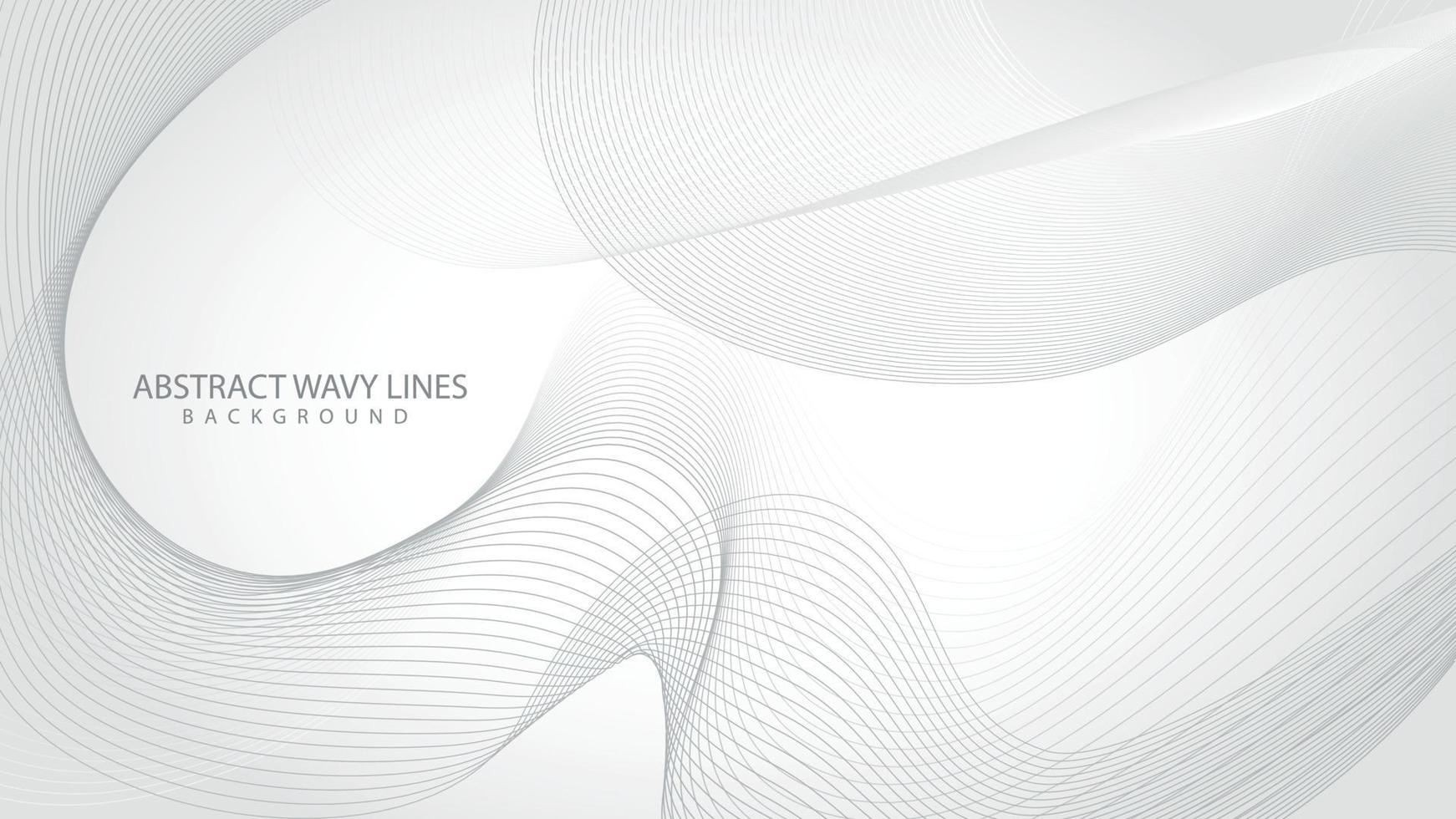 Abstract elegant white background with flowing line waves 3262300 Vector Art at Vecteezy