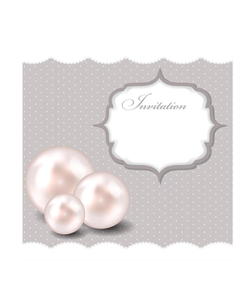 Beauty pearl background vector illustration