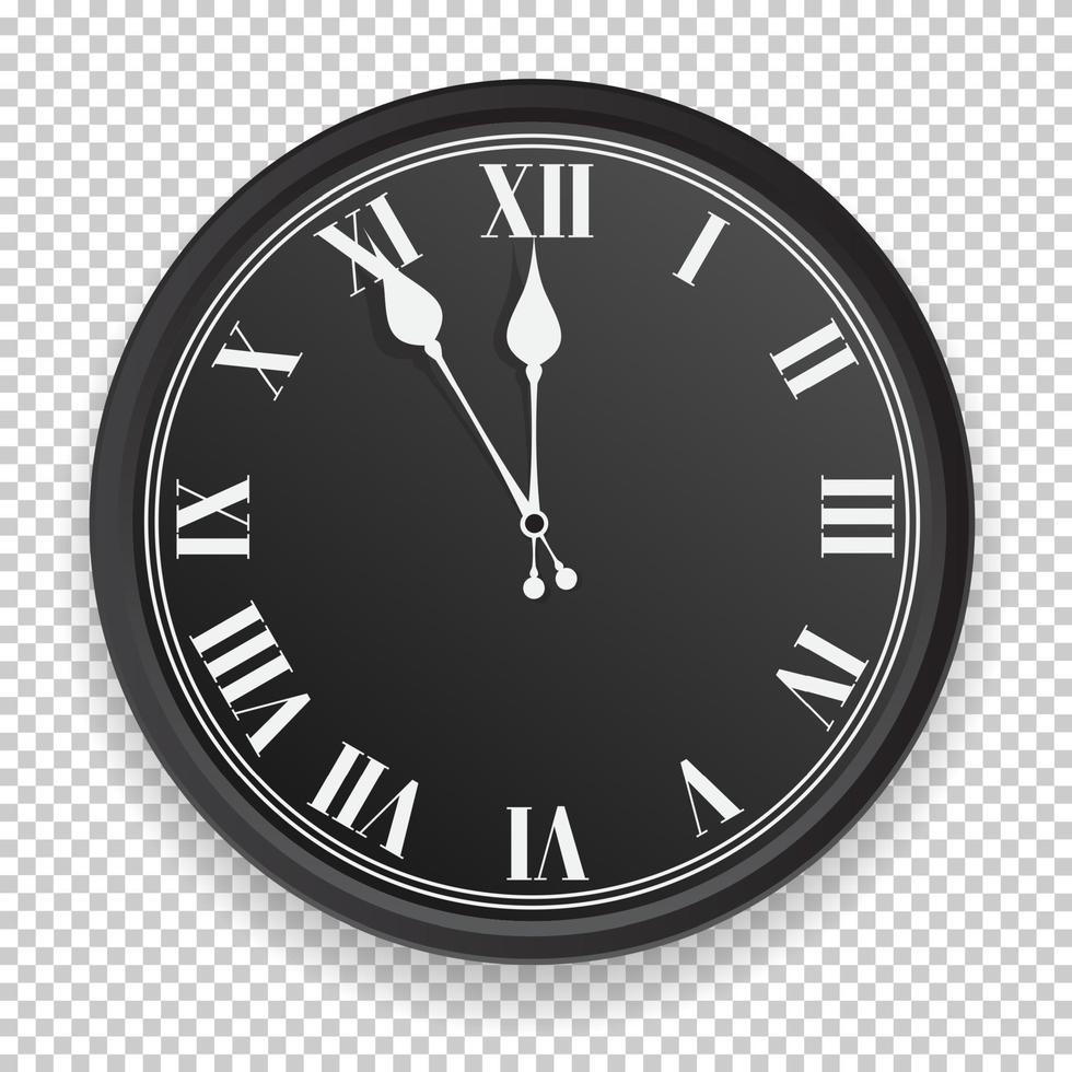 Abstract Clock Icon. Vector Illustration