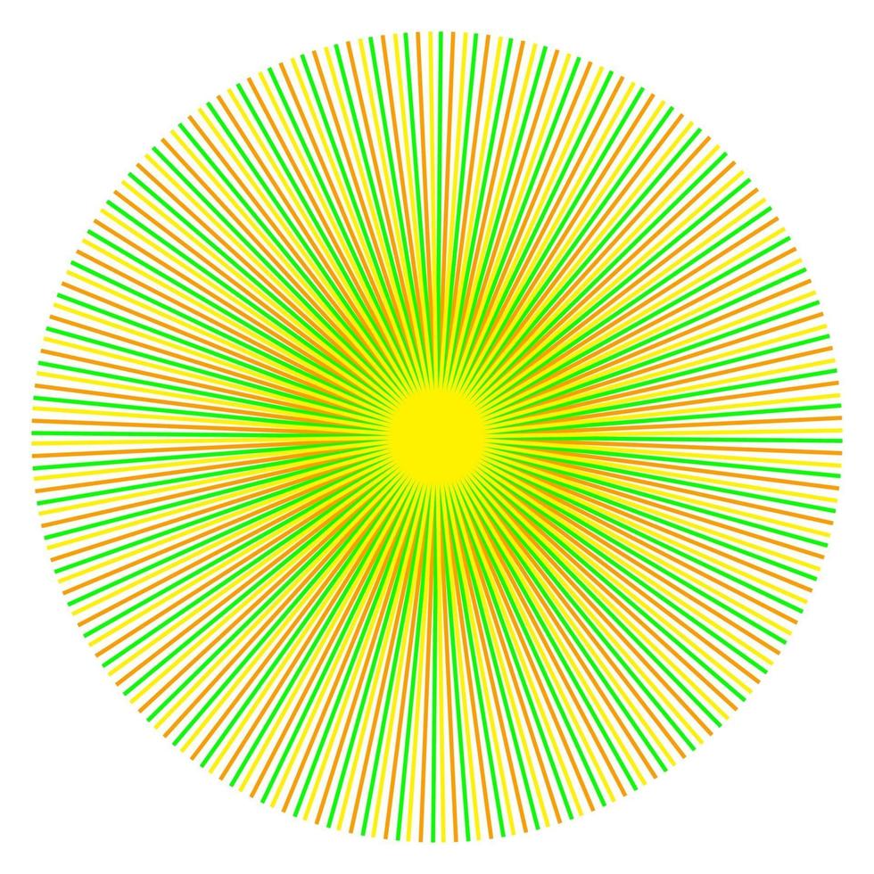 fondo hipnótico verde. vector