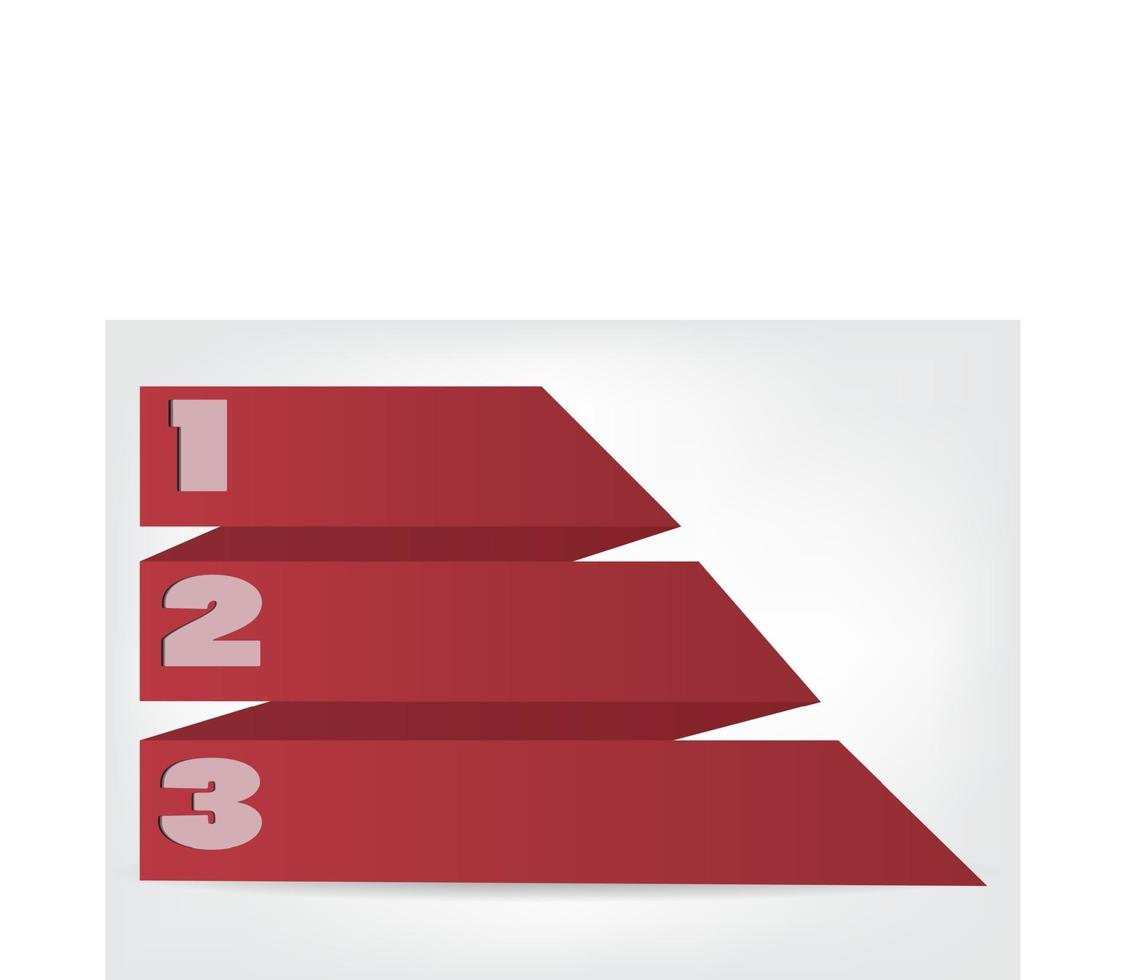 Concept of colorful origami  for different business design. vector