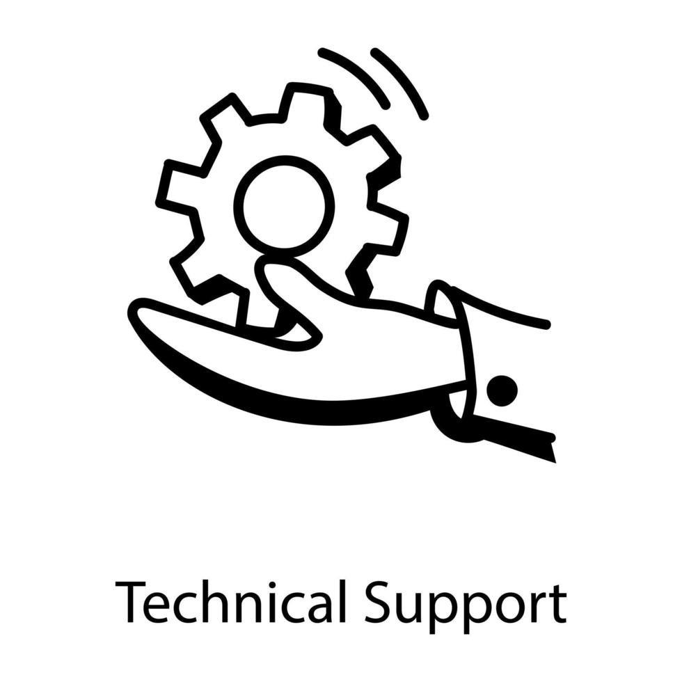 servicios de soporte tecnico vector