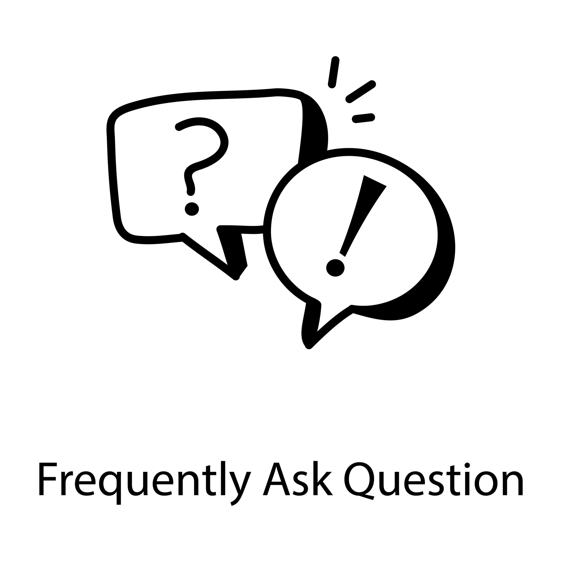 Frequently Ask Question 3263915 Vector Art at Vecteezy