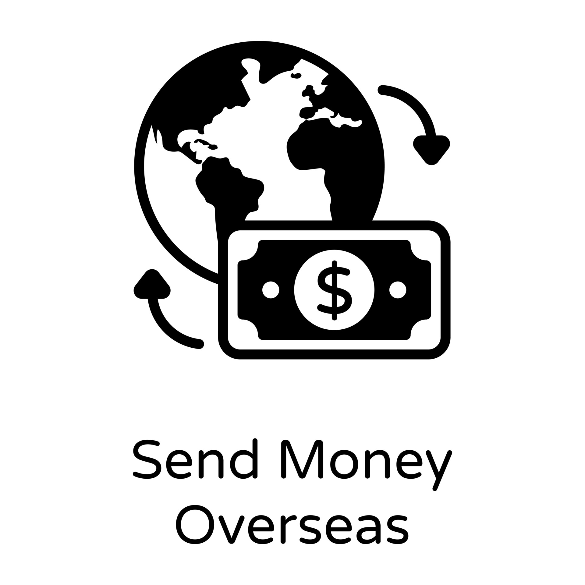 Send Money Overseas 3263936 Vector Art at Vecteezy