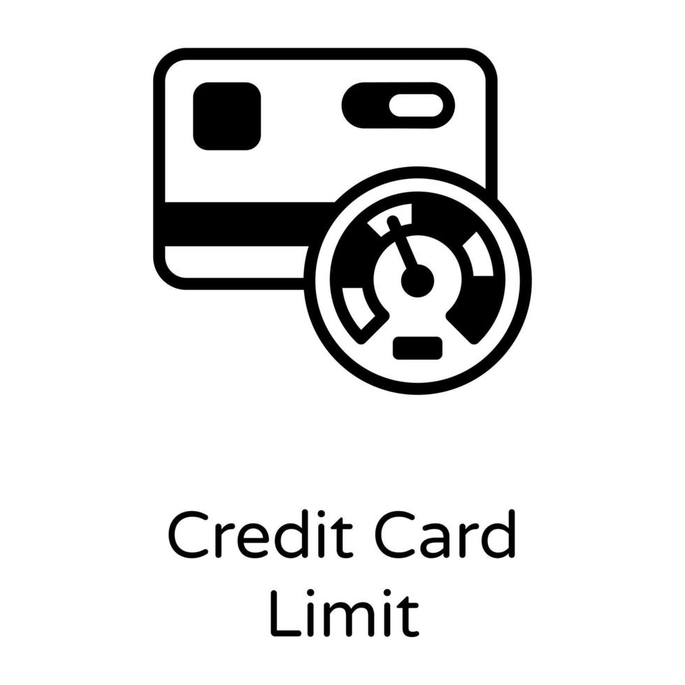 Credit Card Limit vector