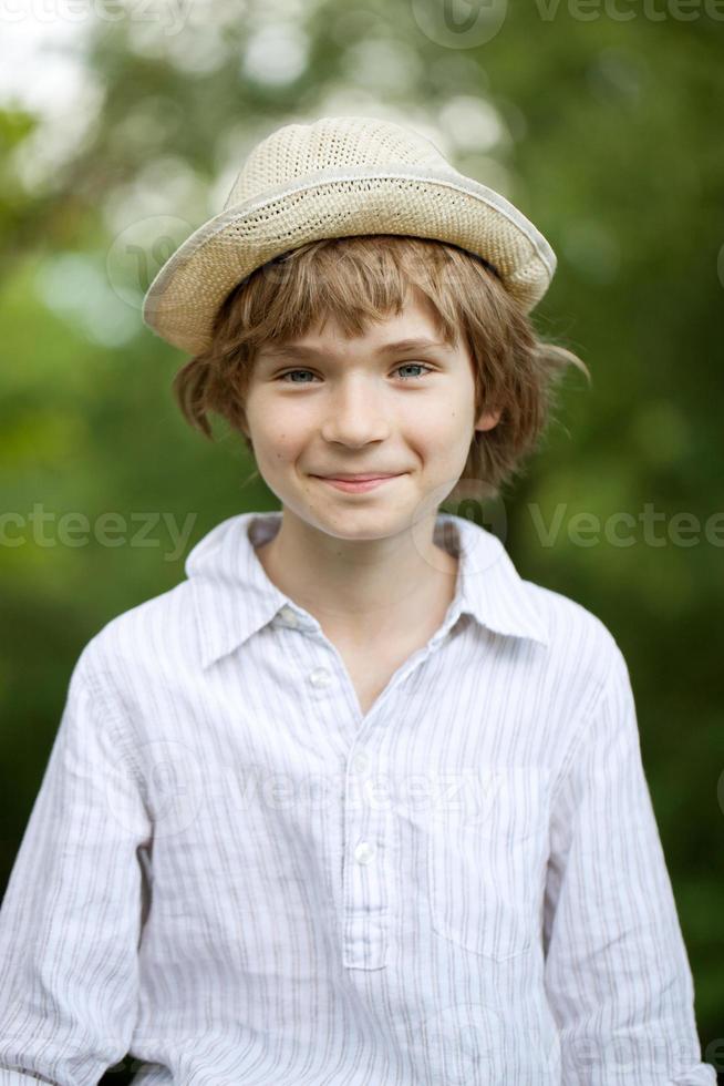 Portrait of a blond bo photo