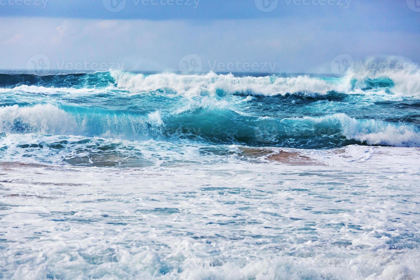 Raging atlantic ocean photo