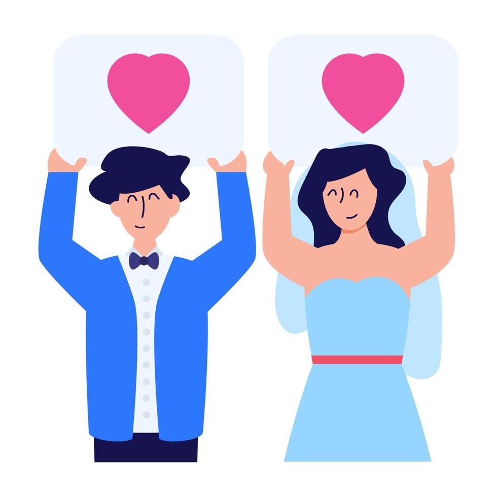 Married Couple and Spouse vector