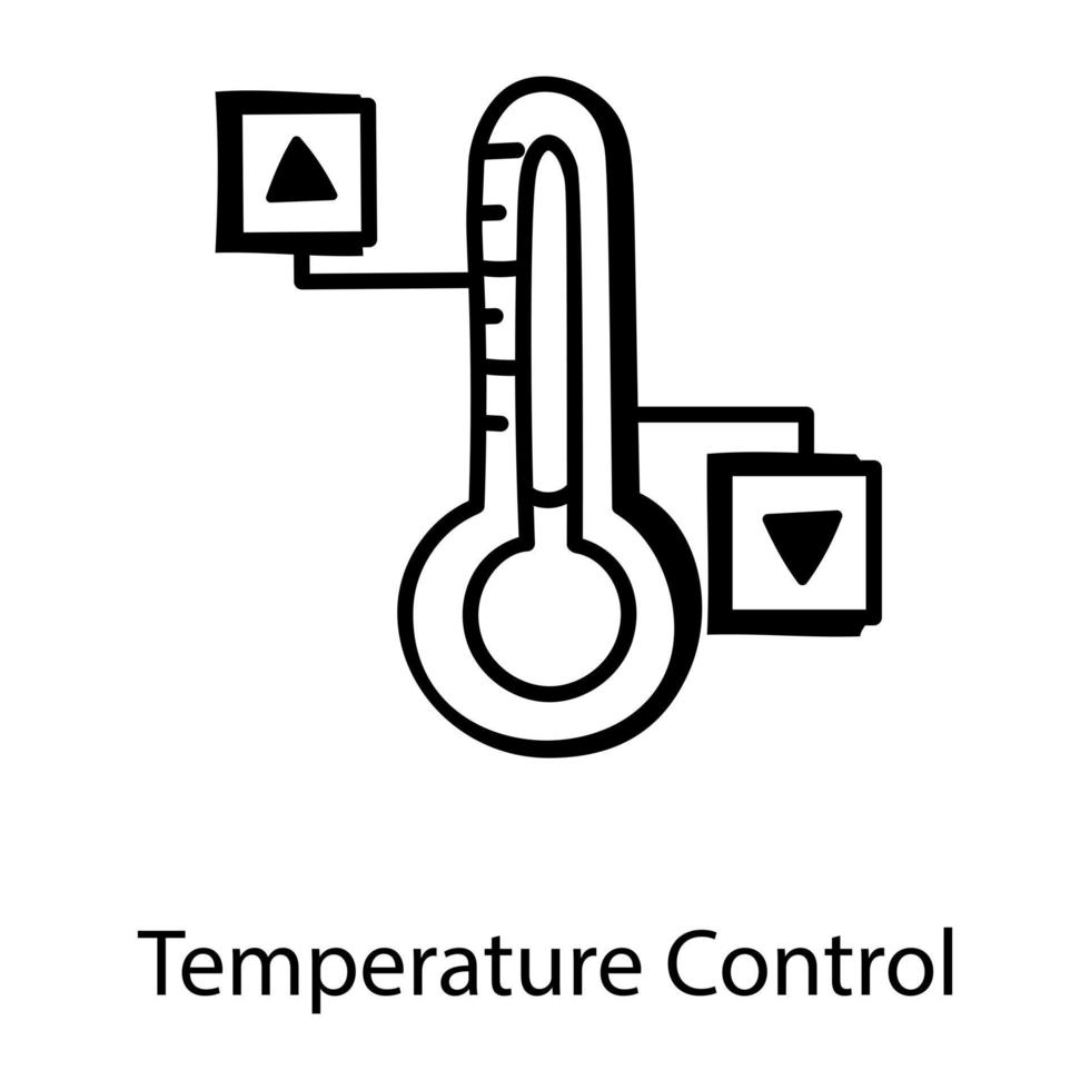 equipo y control de temperatura vector