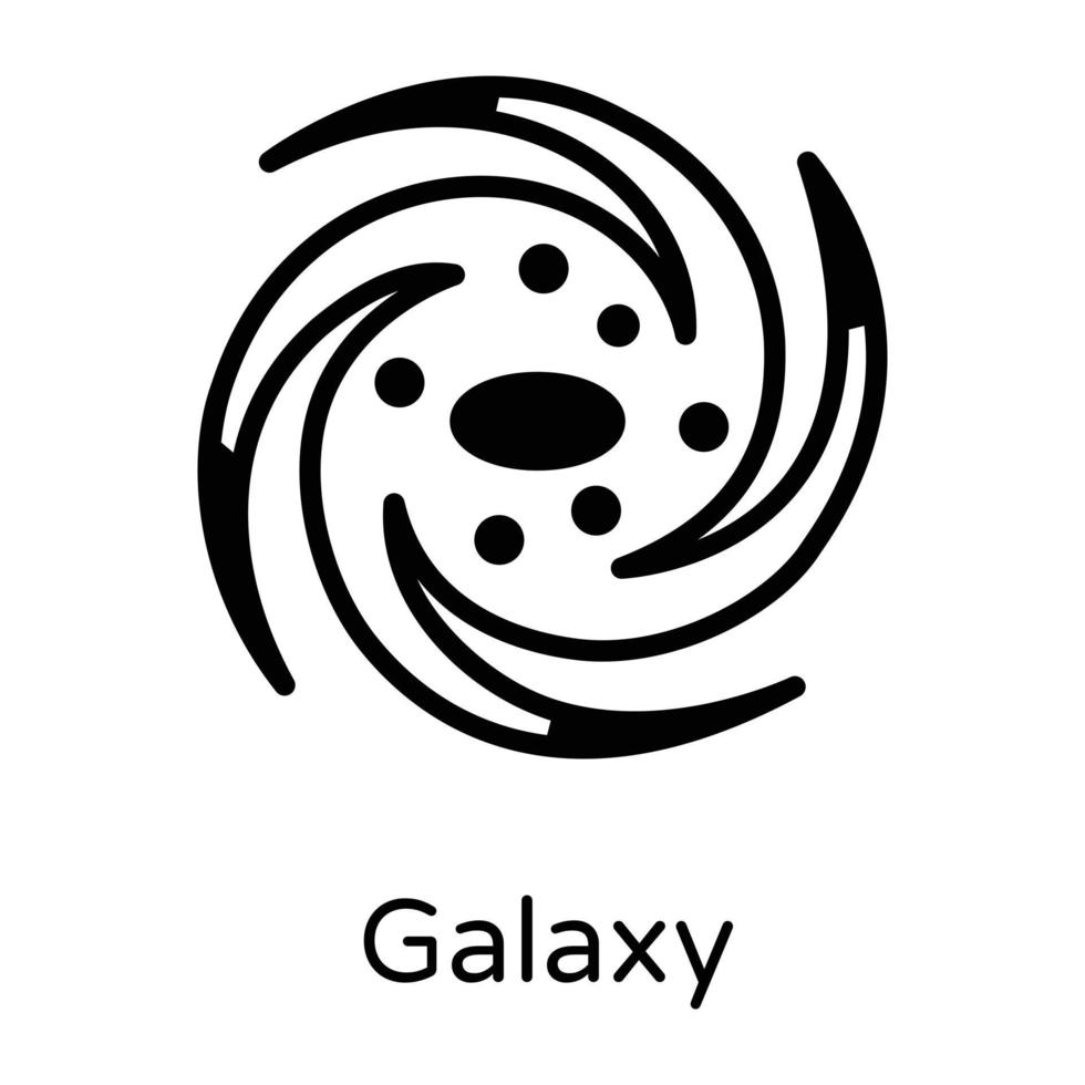 Galaxy and  milky way vector