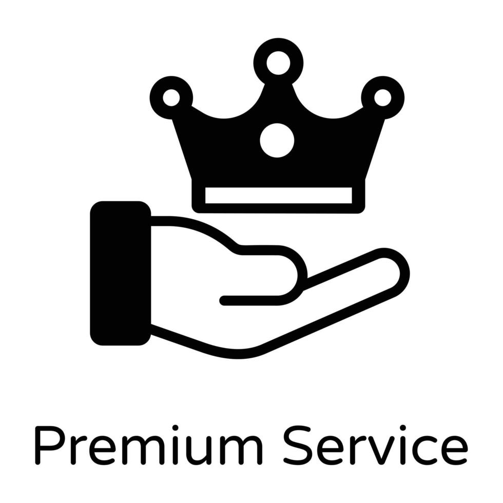 proveedor de servicios premium vector