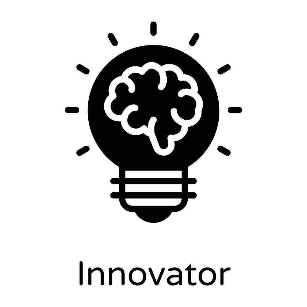 Innovator and Creative minded vector