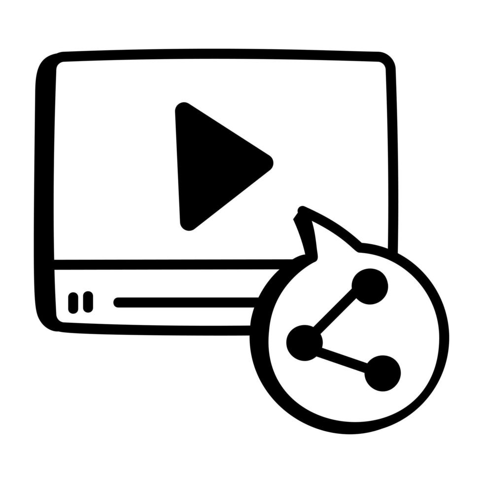 Video Sharing Content vector