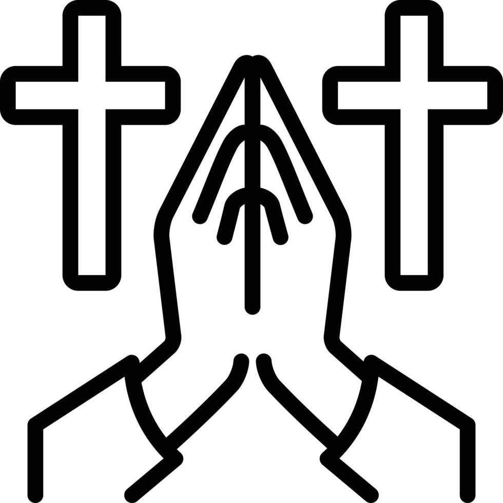 Line icon for invocation vector