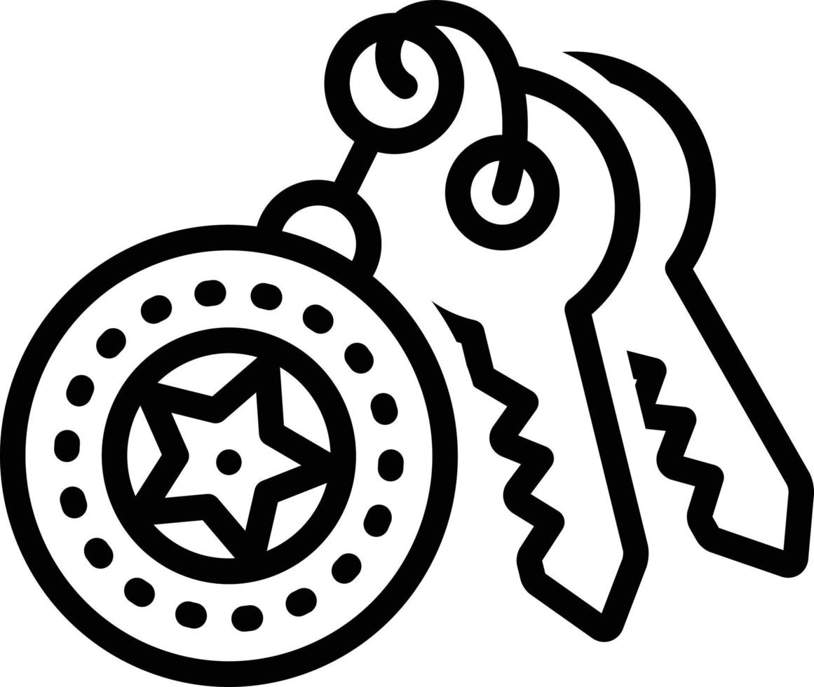 Line icon for keyholder 3266365 Vector Art at Vecteezy