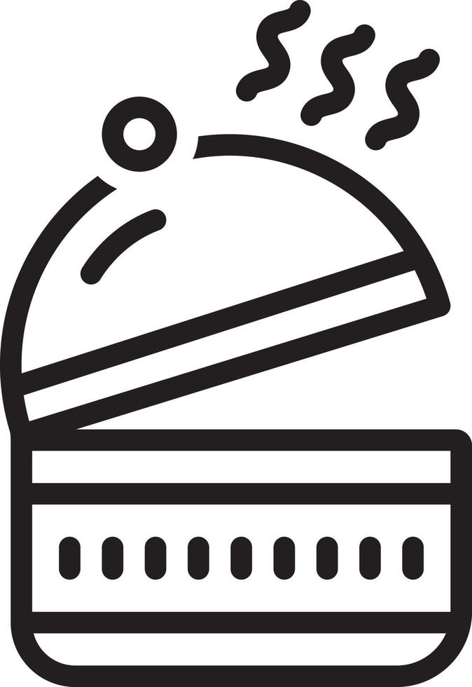 Line icon for luncheon vector