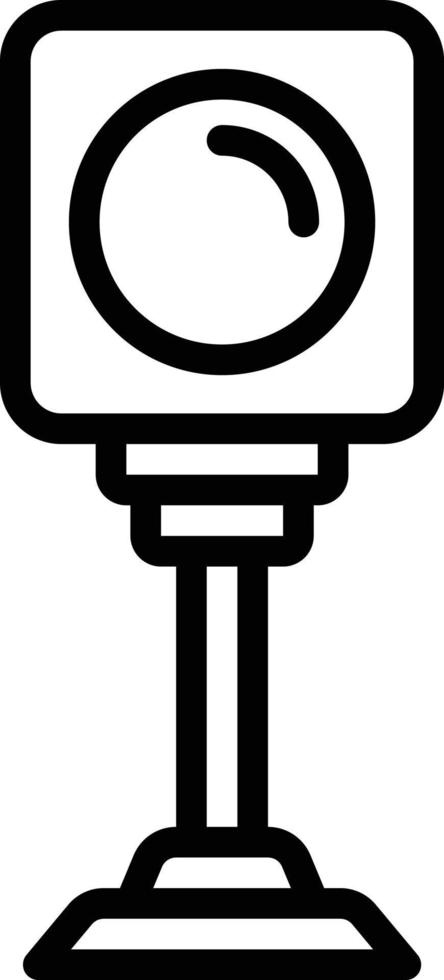Line icon for red vector