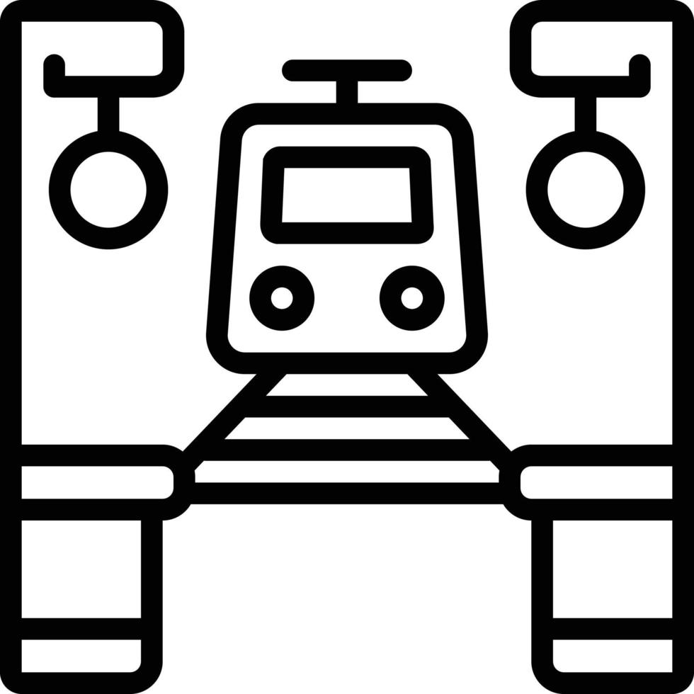 Line icon for platforms vector