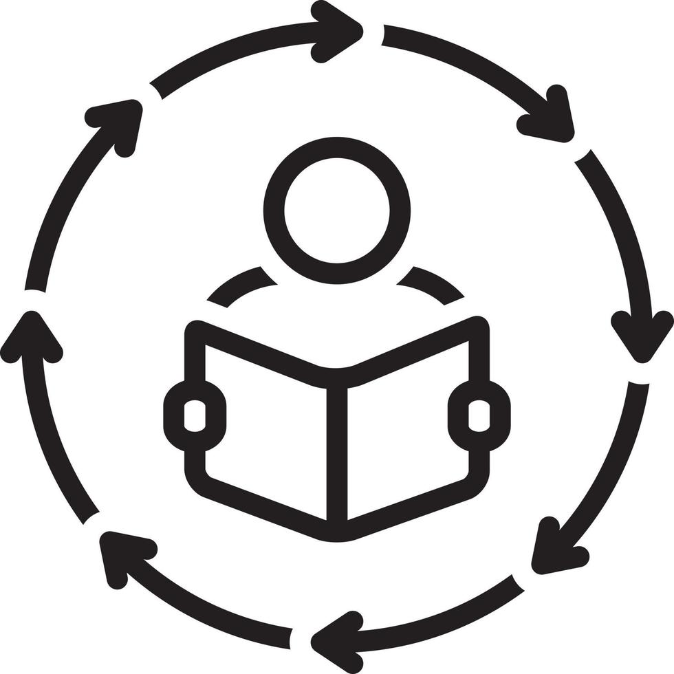 Line icon for methodologies vector