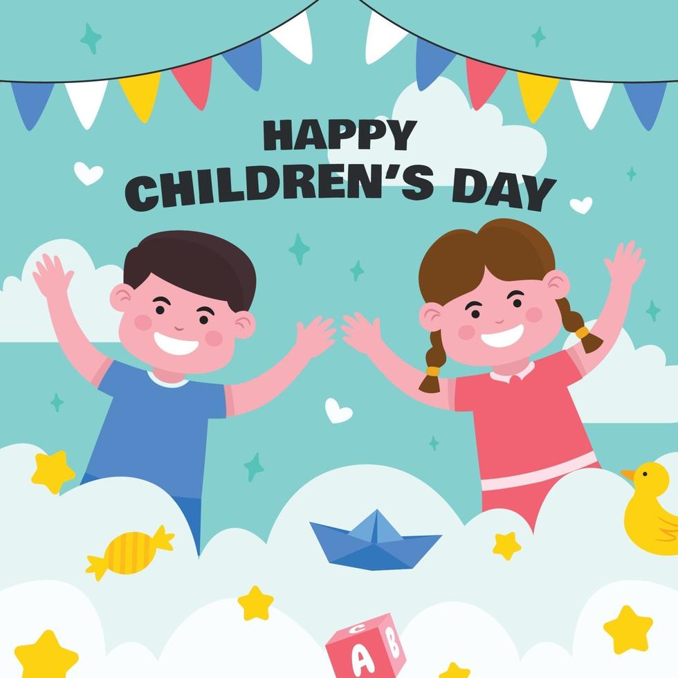Happy Children's Day Background vector