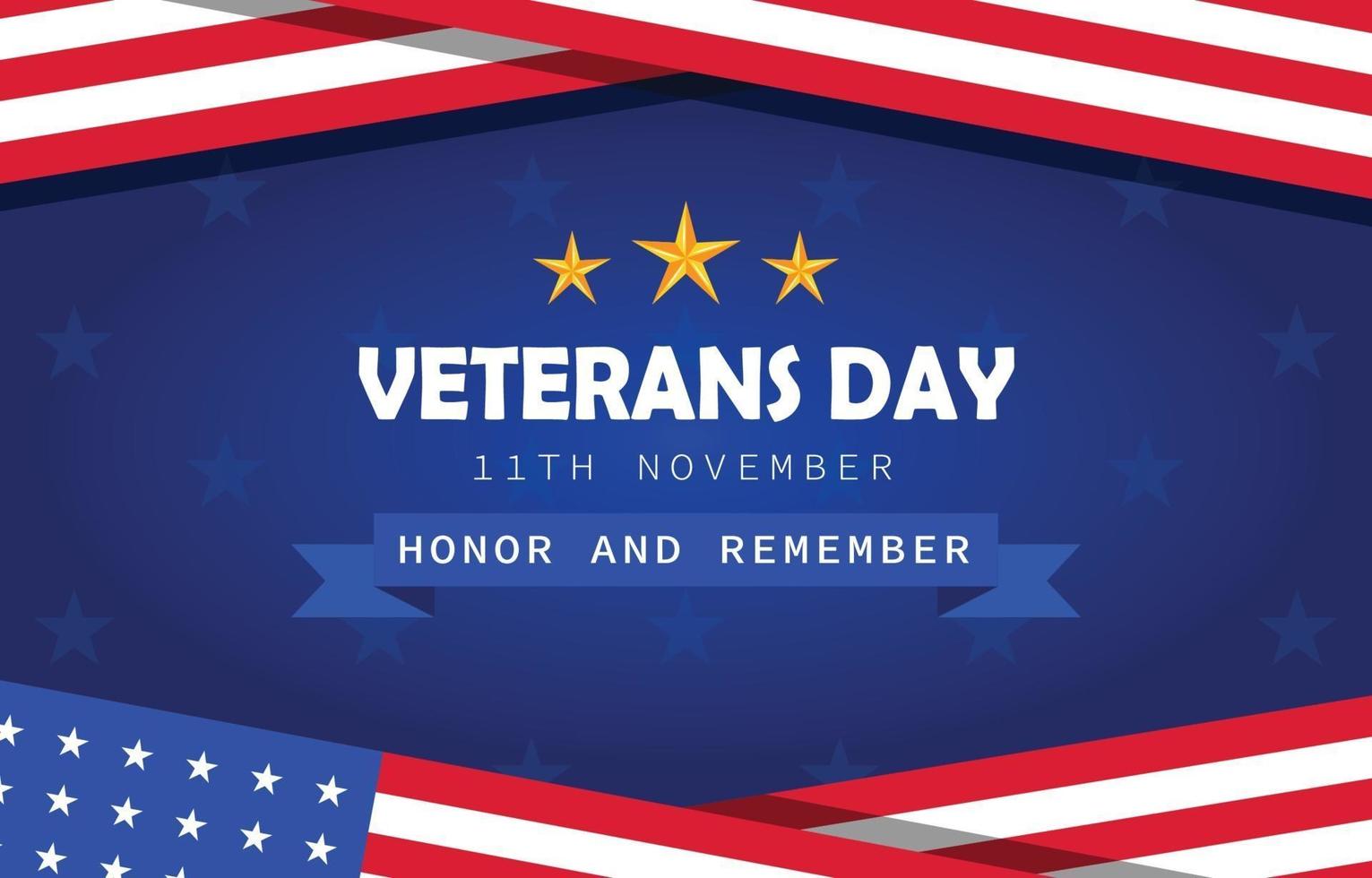 Veterans Day Background vector