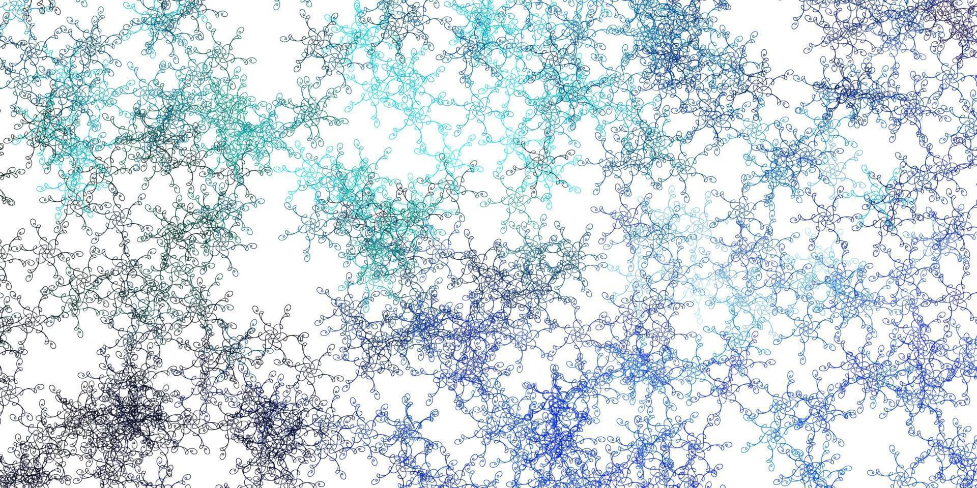 Light BLUE vector background with wry lines.