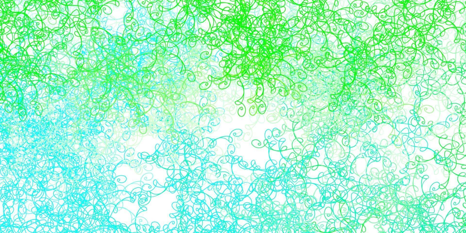 Light Green vector pattern with wry lines.